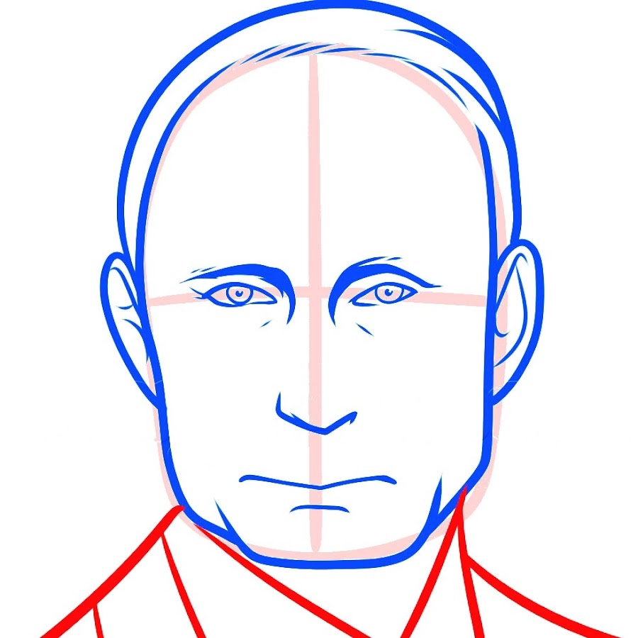 Vladimir Putin risovat