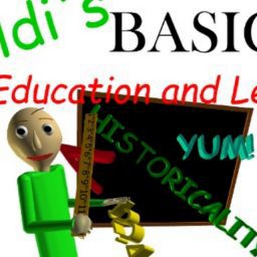 Baldi’s Basics in Education and Learning обложка. БАЛДИ правило. Basically games