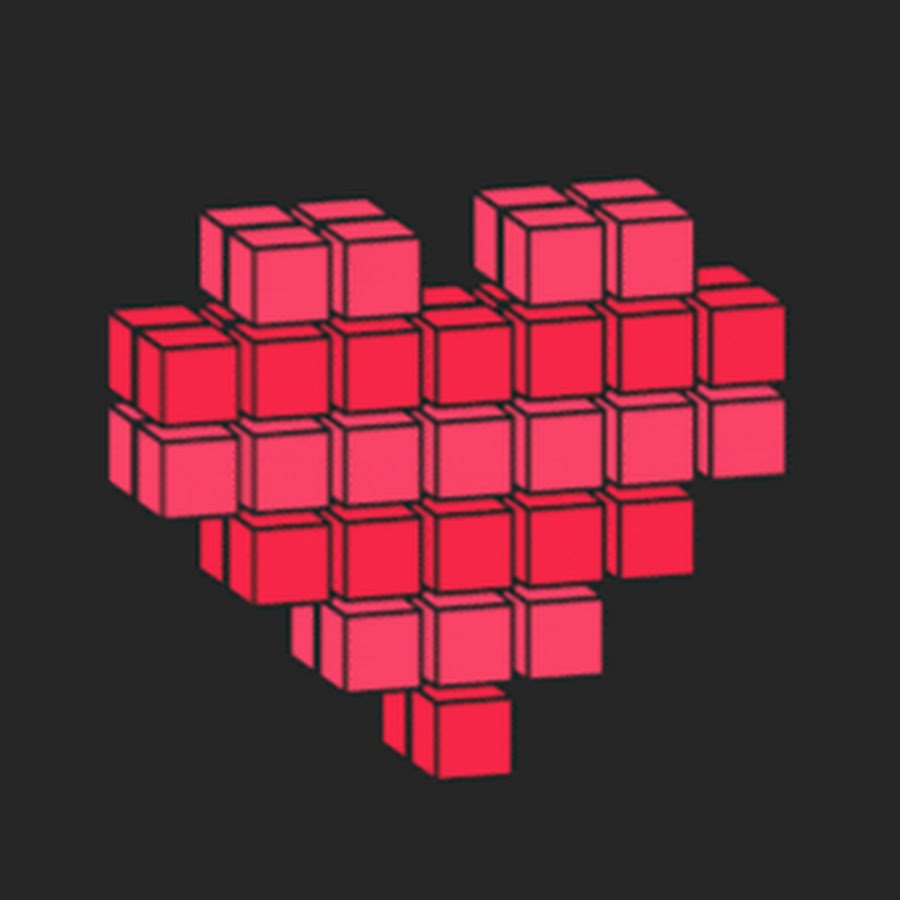 Квадратное сердце рисунок