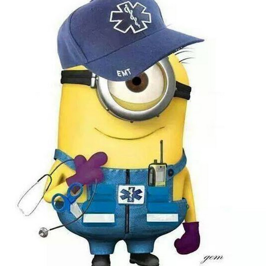 Миньоны в каске картинки