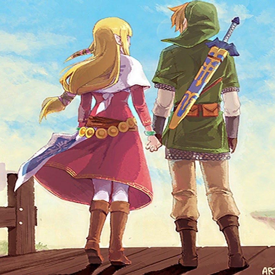 Zelda "Skyward sword" link game. 