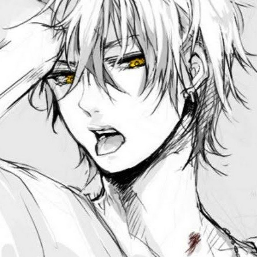 Картинки для срисовки аниме парни психи