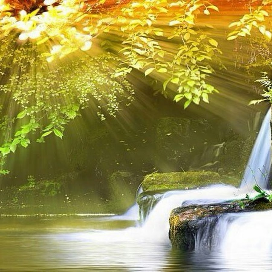 Природа водопад