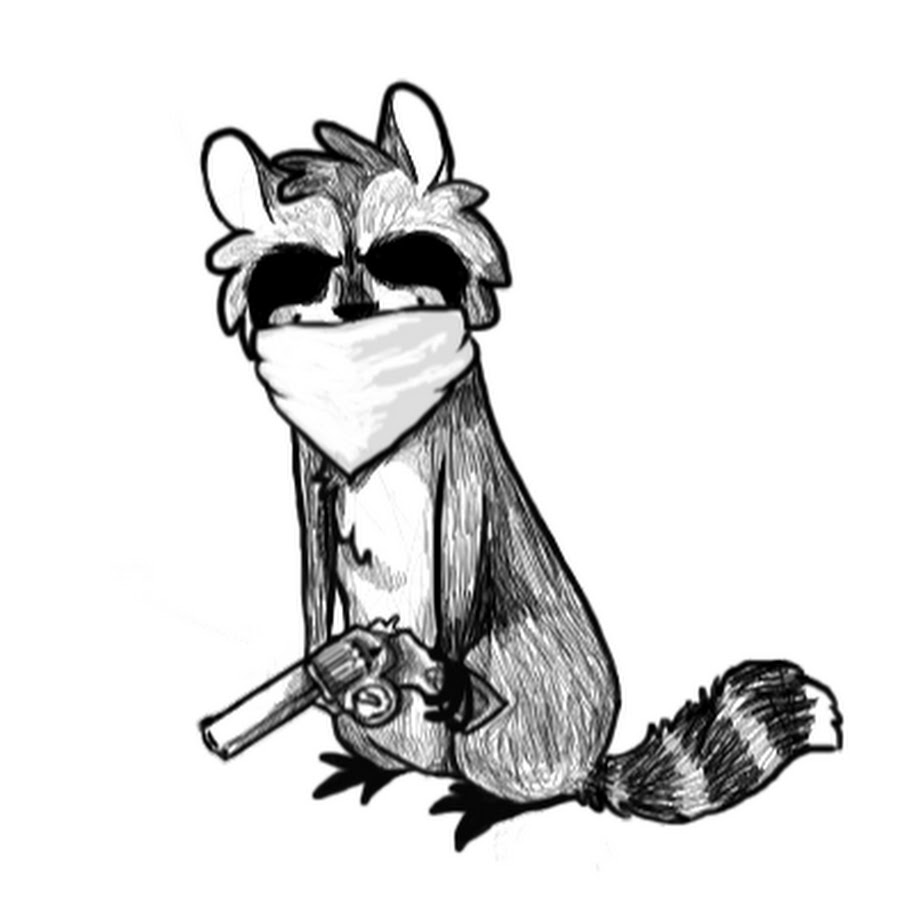 Енот бандит картинки