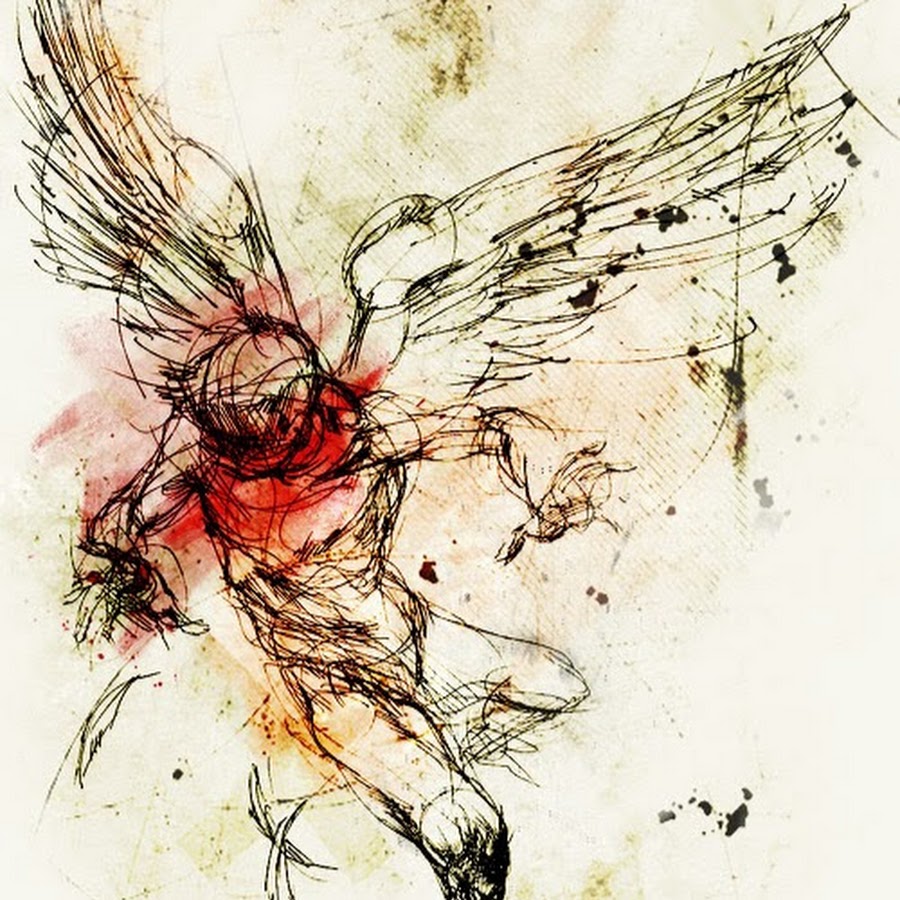 Икар тату эскизы