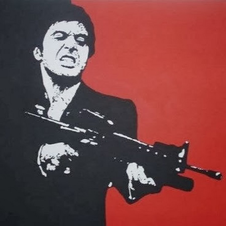 Тони Монтана стреляет