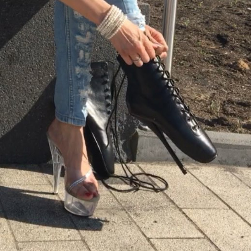 Dashboard Video : Lara von Orten Lara at railstation with extrem platform  sandals 9,5 inch 23,5 cm Plateau high heels challenge jeans · Wizdeo  Analytics