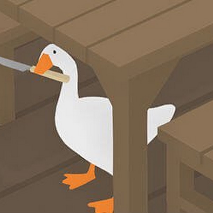 Гусь с трубкой во рту из untitled Goose