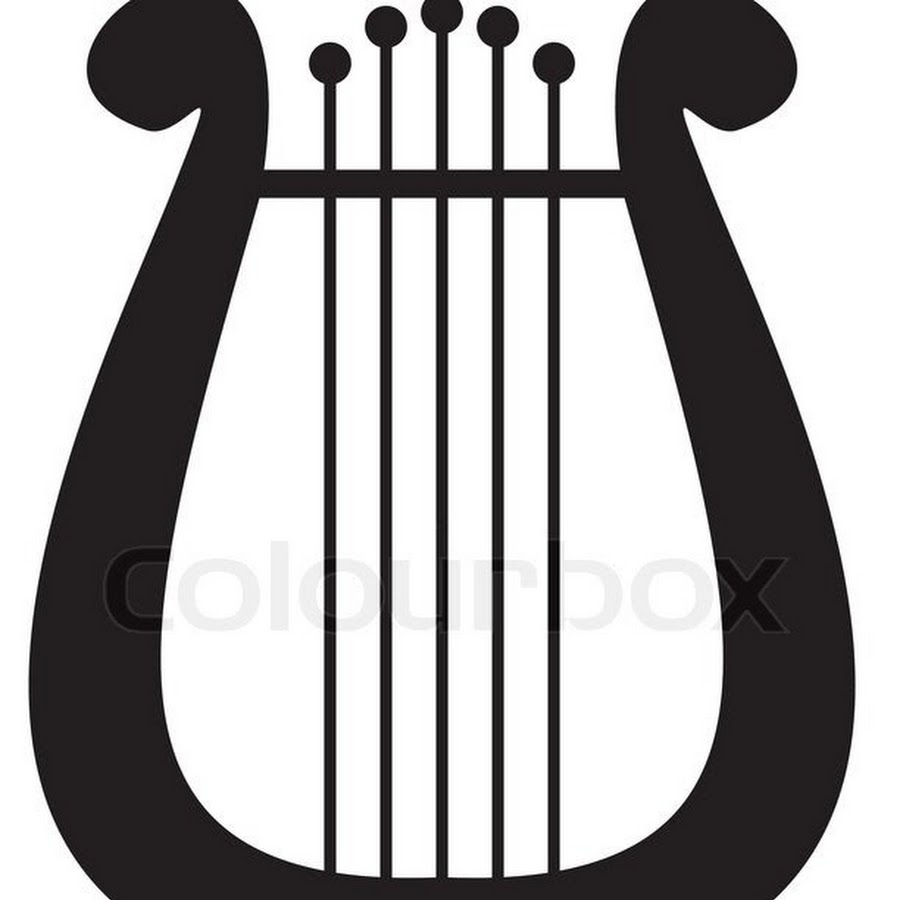 Лира силуэт