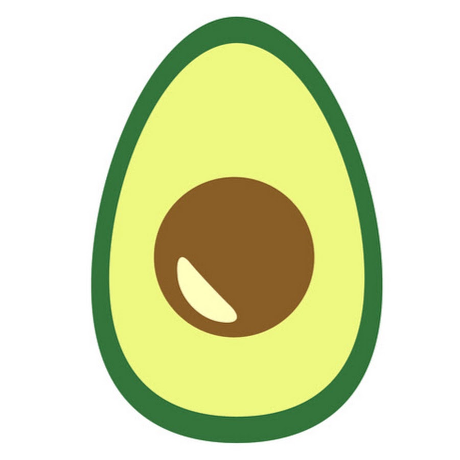 Стикеры авокадо рисовать