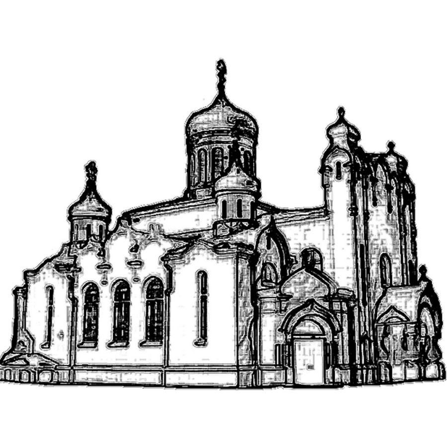 Благовещенский собор черно белое