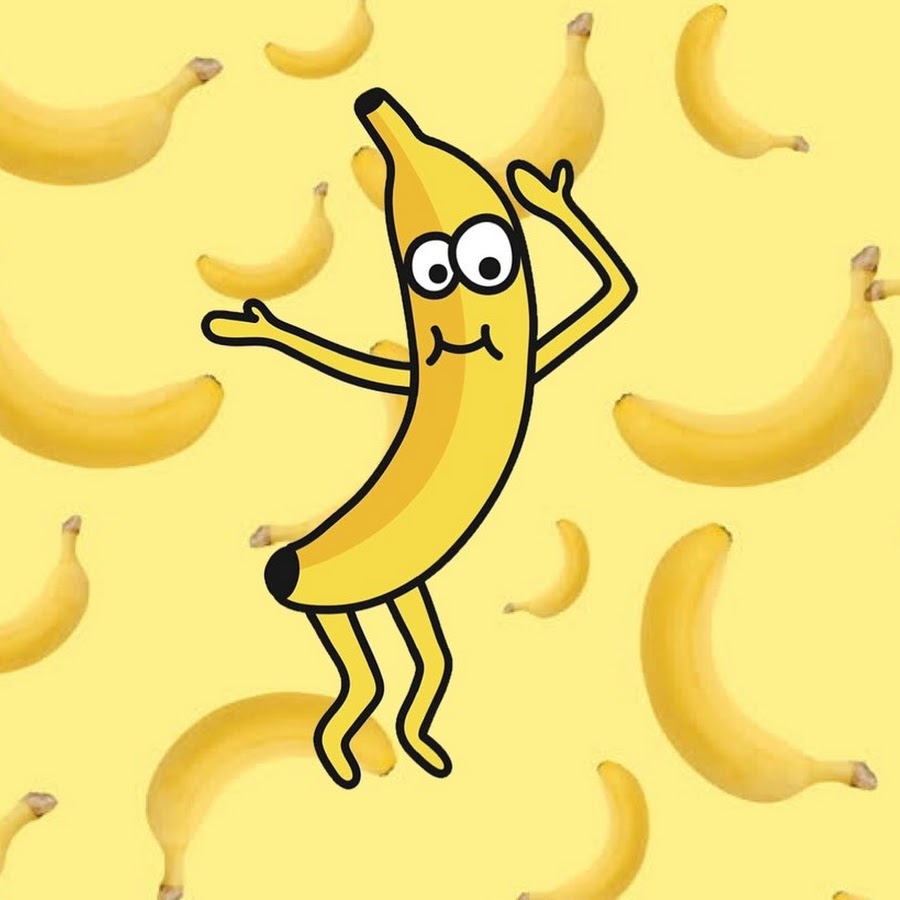 Банан в очках картинка