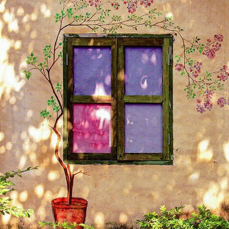 декоративные окошки на стену. стена дома с окнами. роспись стен море.