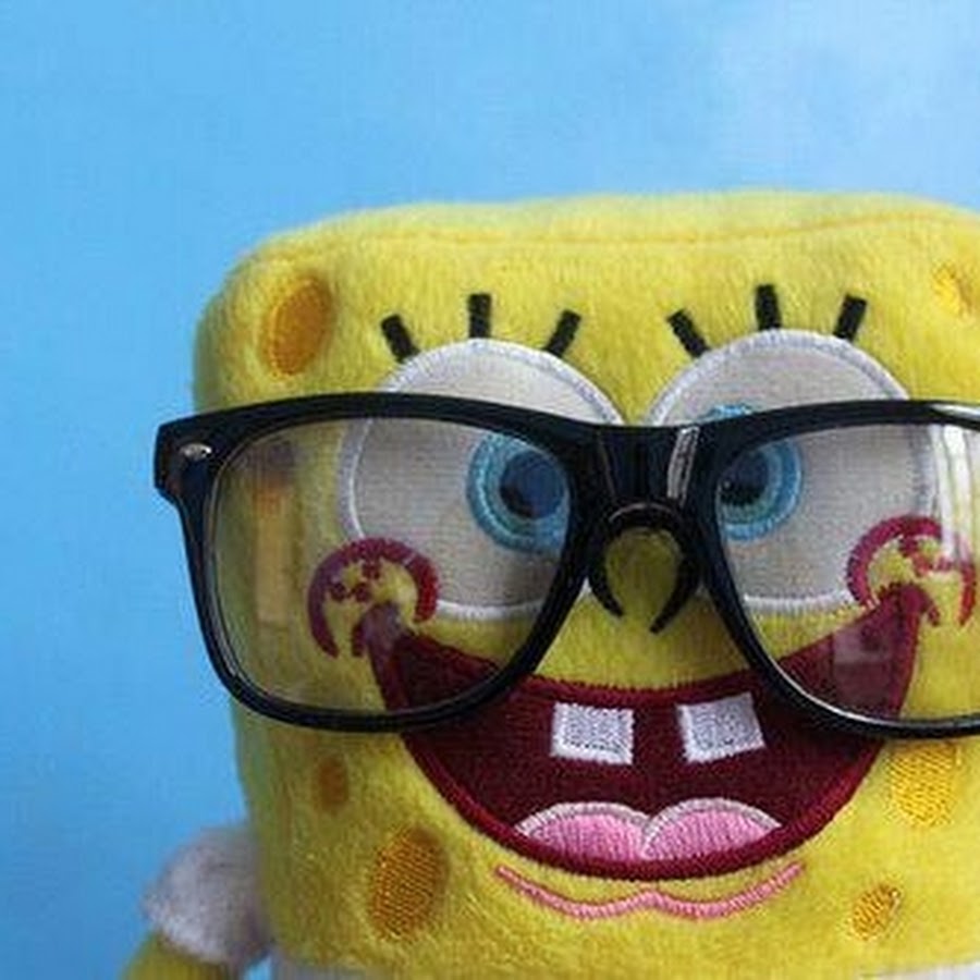 Губка боб в очках картинки