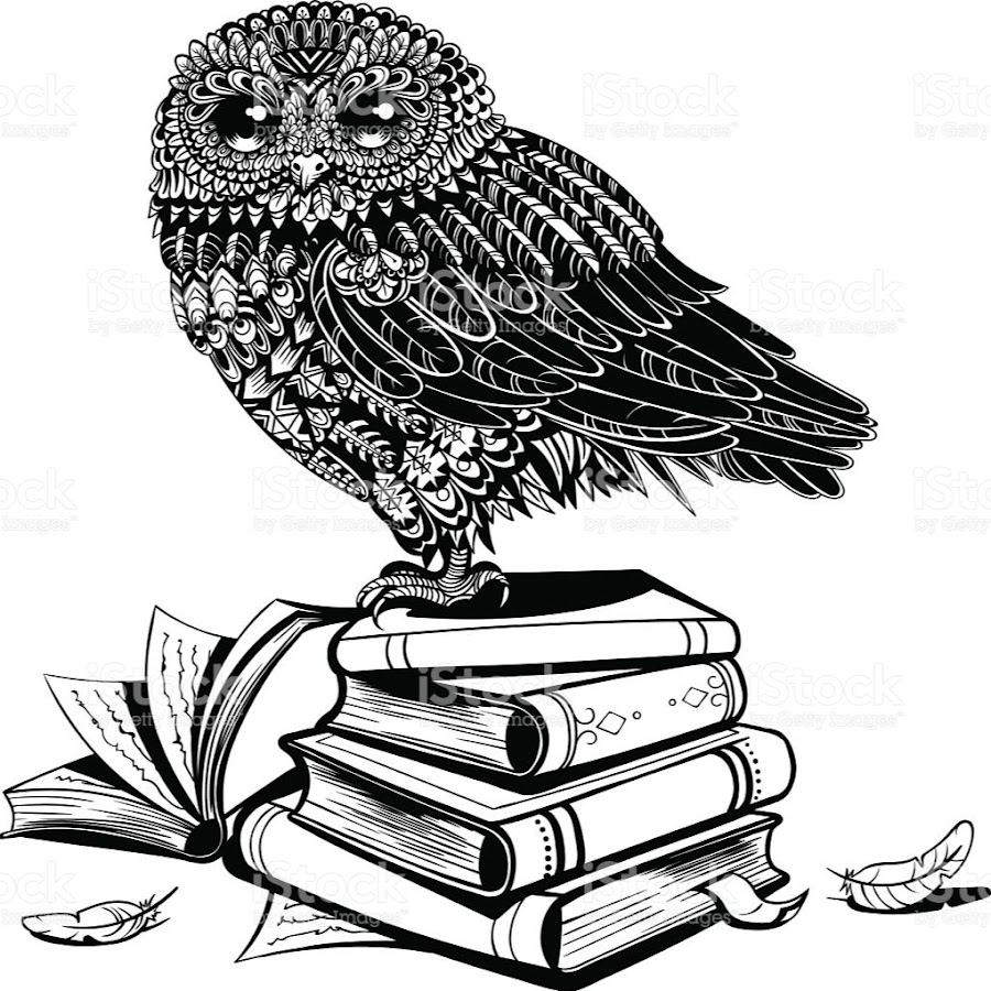 Сова с книгой