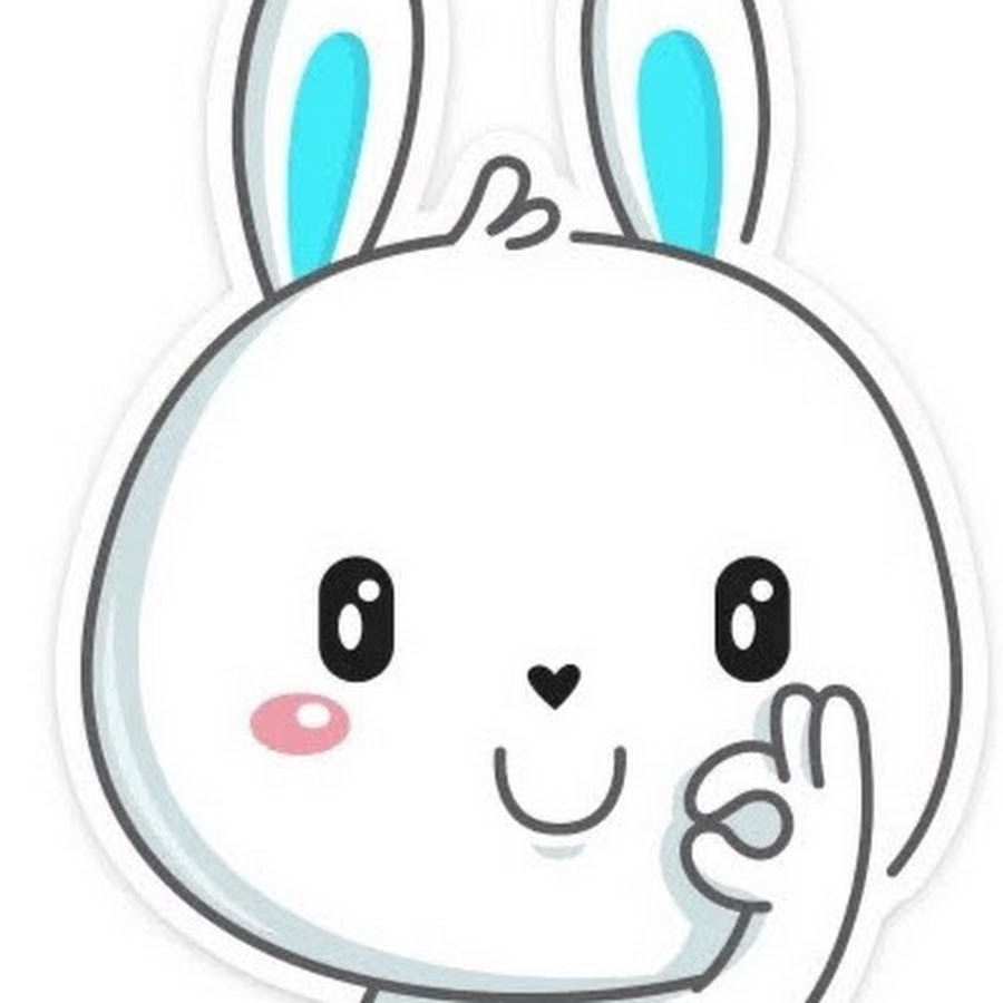 Смайлик зайчик картинка