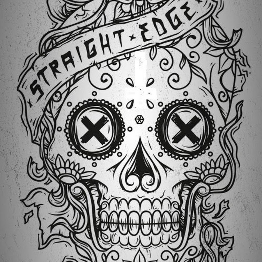 Straight edge тату эскизы