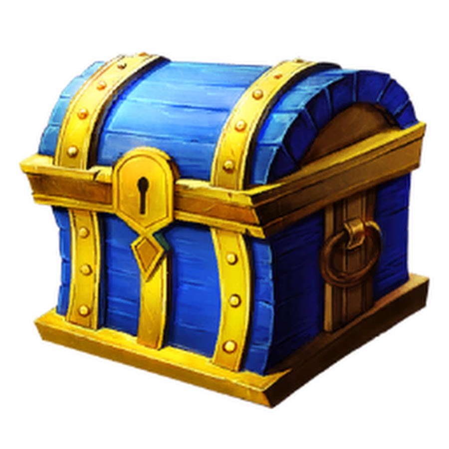 открытый голубой сундук. синий сундук. волшебный сундучок. голубой сундук. синий сундук пазлы.