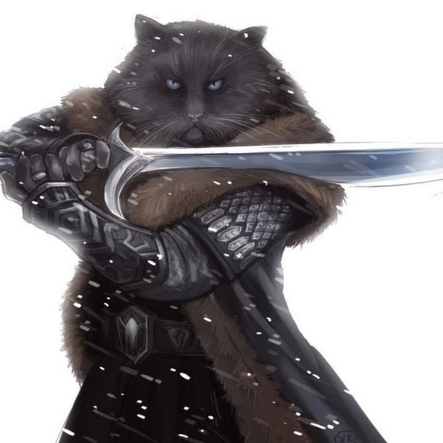 Кот воин арт