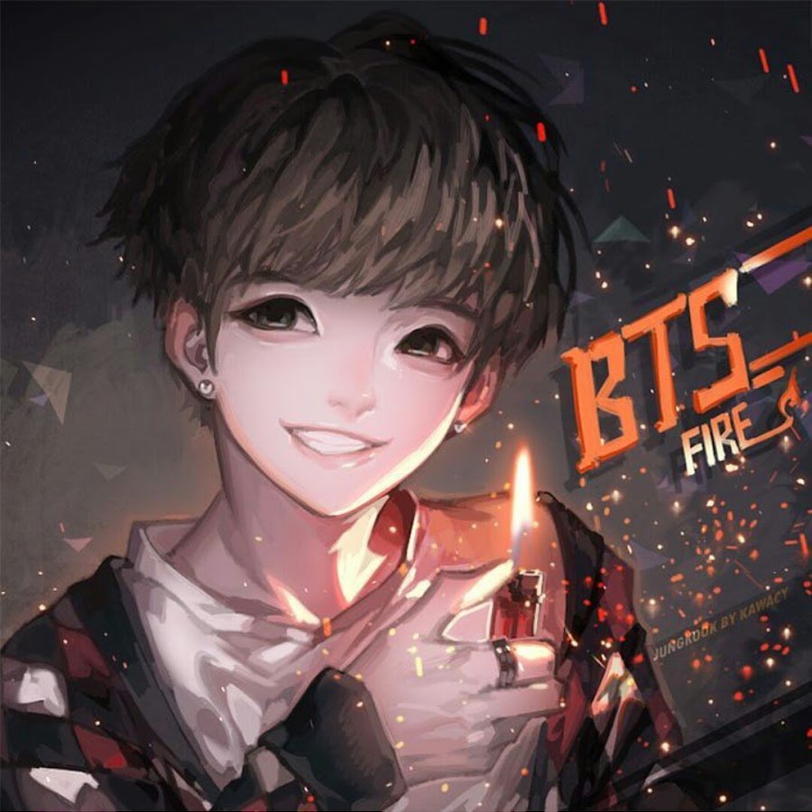 BTS Art anime Jungkook