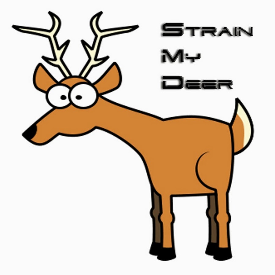 Олень смешной рисунок