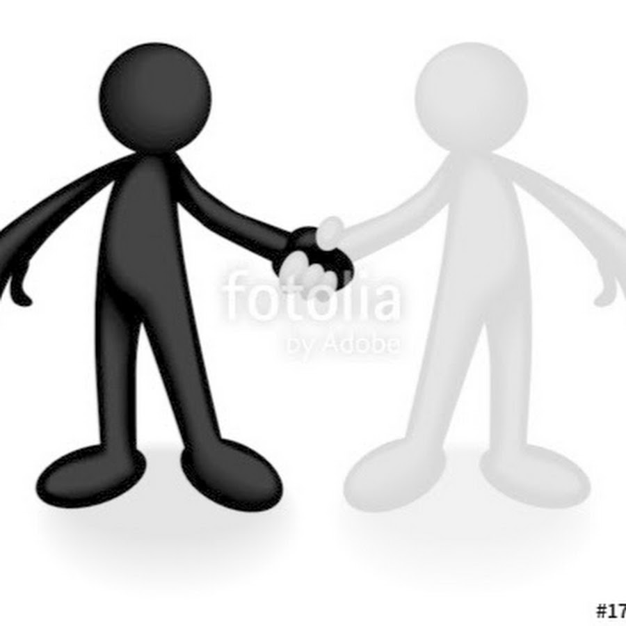 Два человечка держатся за руки рисунок