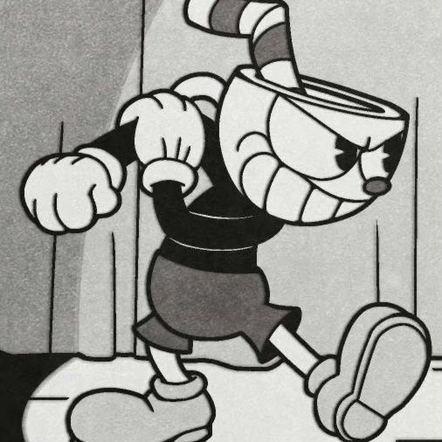 Cuphead черно белый