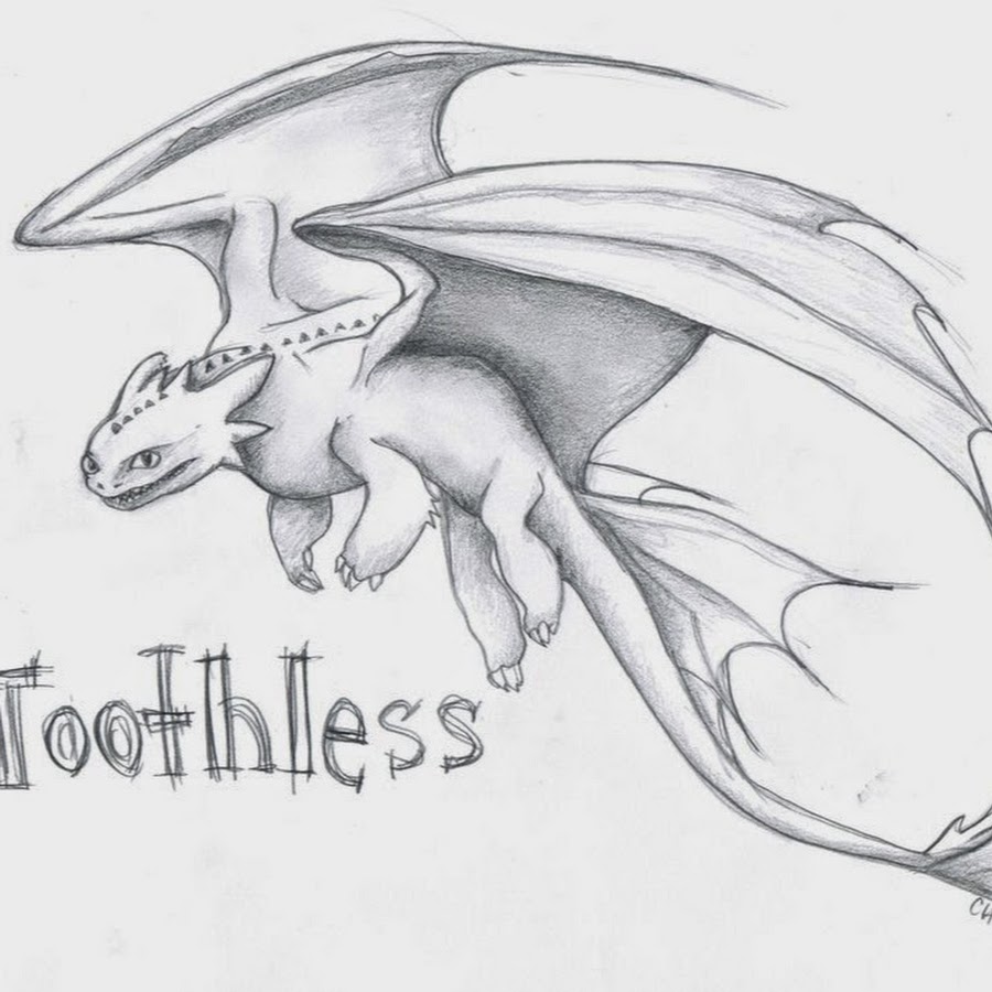 Ночная фурия эскизы тату