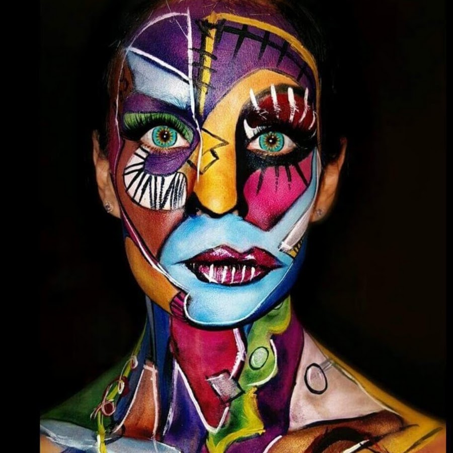 Как рисуют бодиарт от начала до конца видео