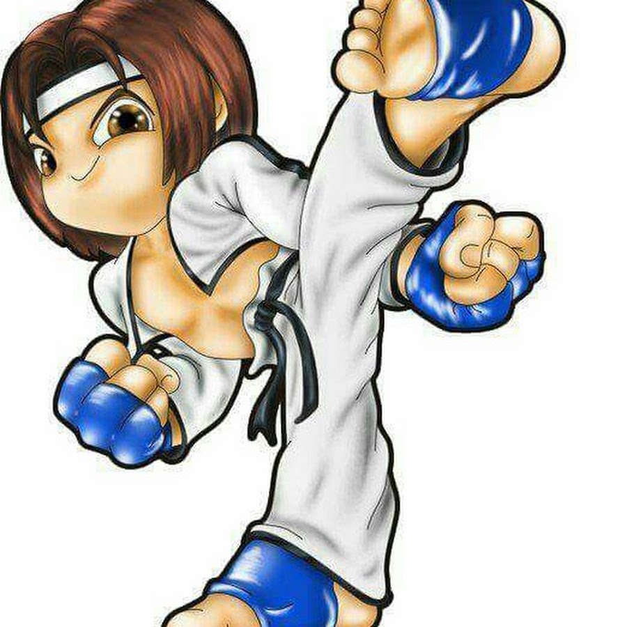 Рисунок девочка каратистка