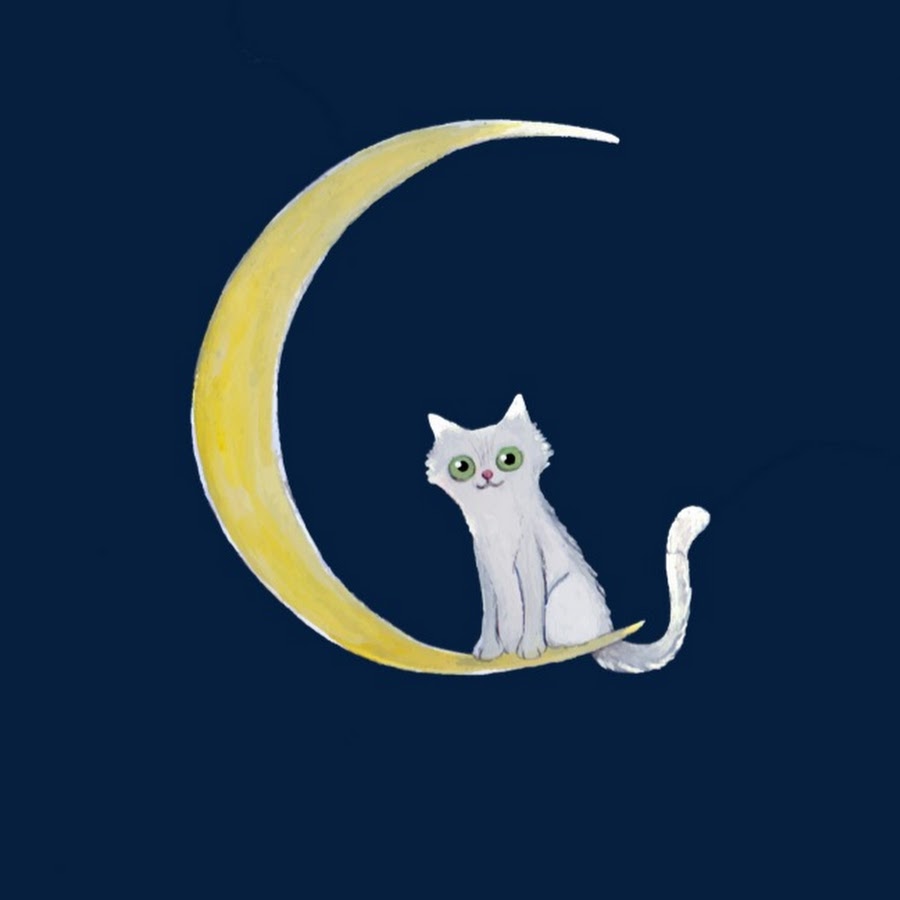 Песни лунный кот. Кот на Луне. Кошка Луна. Котик на Луне рисунок. Лунный котик.