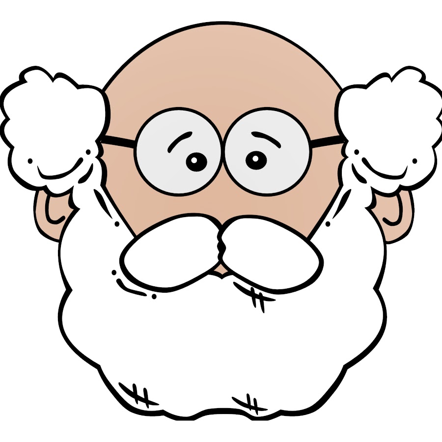 Лицо дедушки рисунок