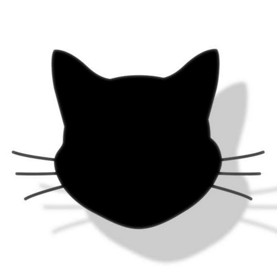 Силуэт головы кота