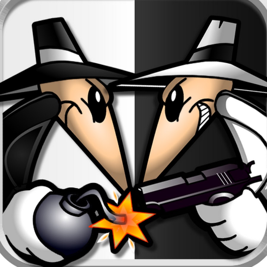 Spy взломанный. Шпион против шпиона. Spy vs Spy андроид. Герб шпионов. Черный и белый шпион.