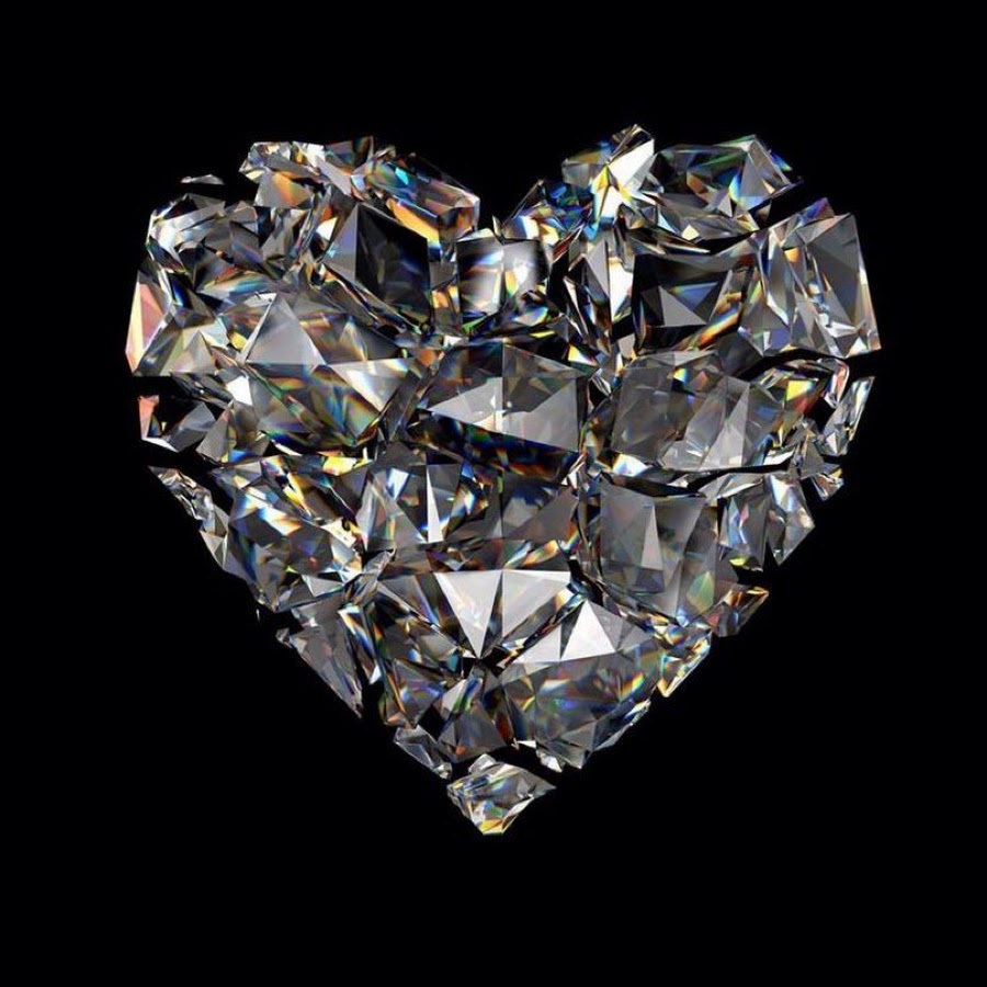 Сердце из бриллиантов