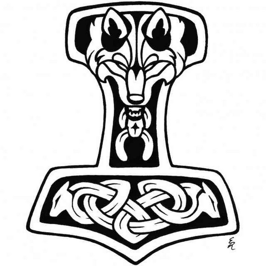 Секира перуна тату эскизы