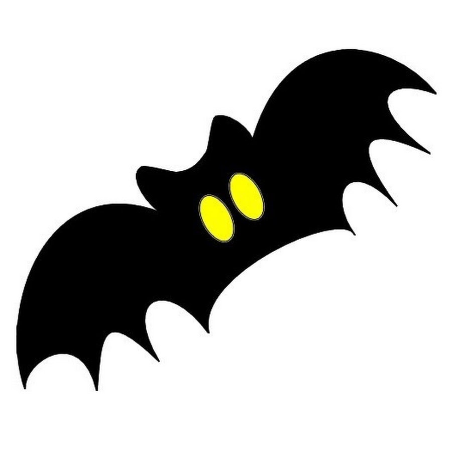 Летучая мышь черная рисунок