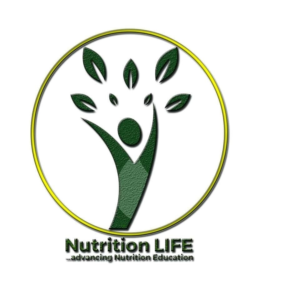 Nutrition life. Nutrition consultant logo.