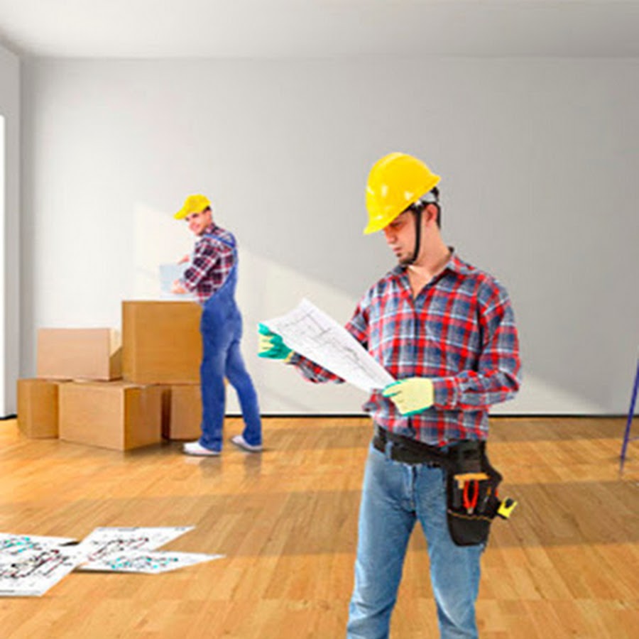 Отделка помещений. Продолжать ремонт. Маляр. Отделочные работы. Делают тремонт в квартире.