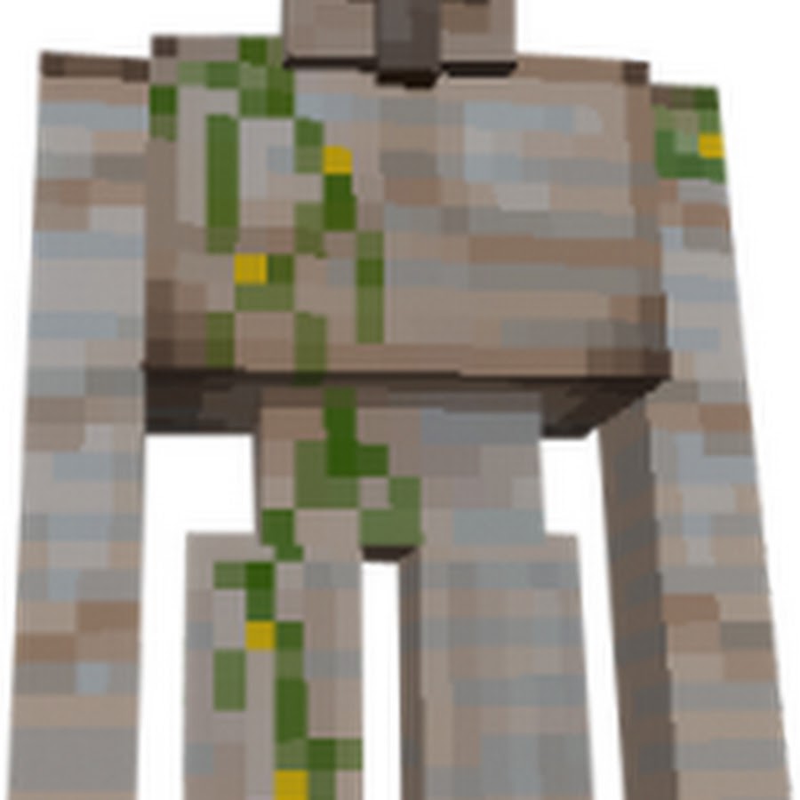 Железный голем майнкрафт рисунок