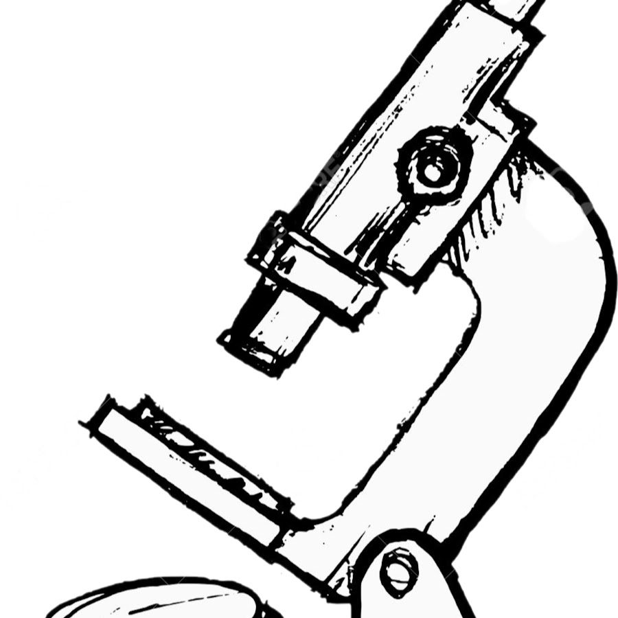 Микроскоп раскраска для детей