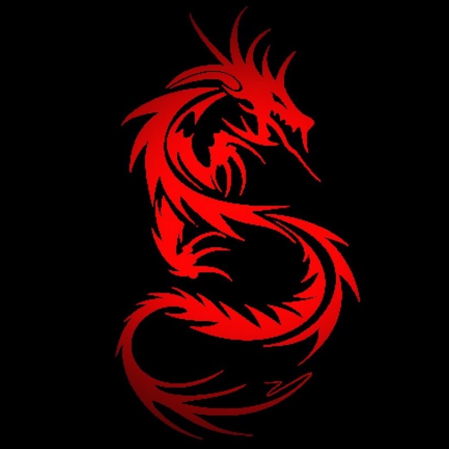 дракон на красном фоне картинки