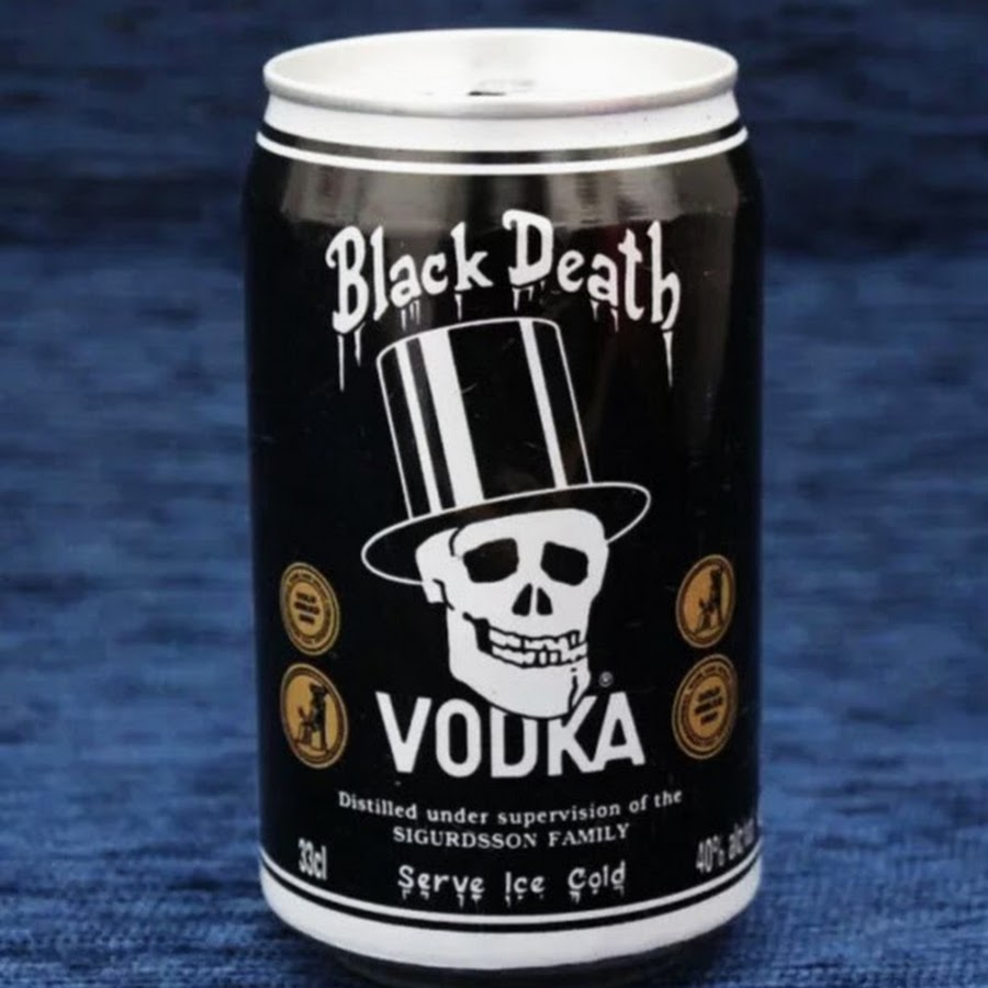 Водка Black Death в банке