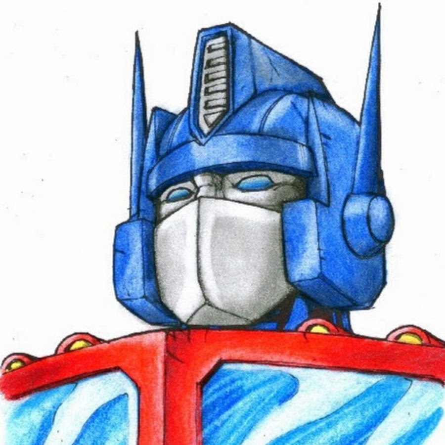Оптимус прайм рисунок легкий