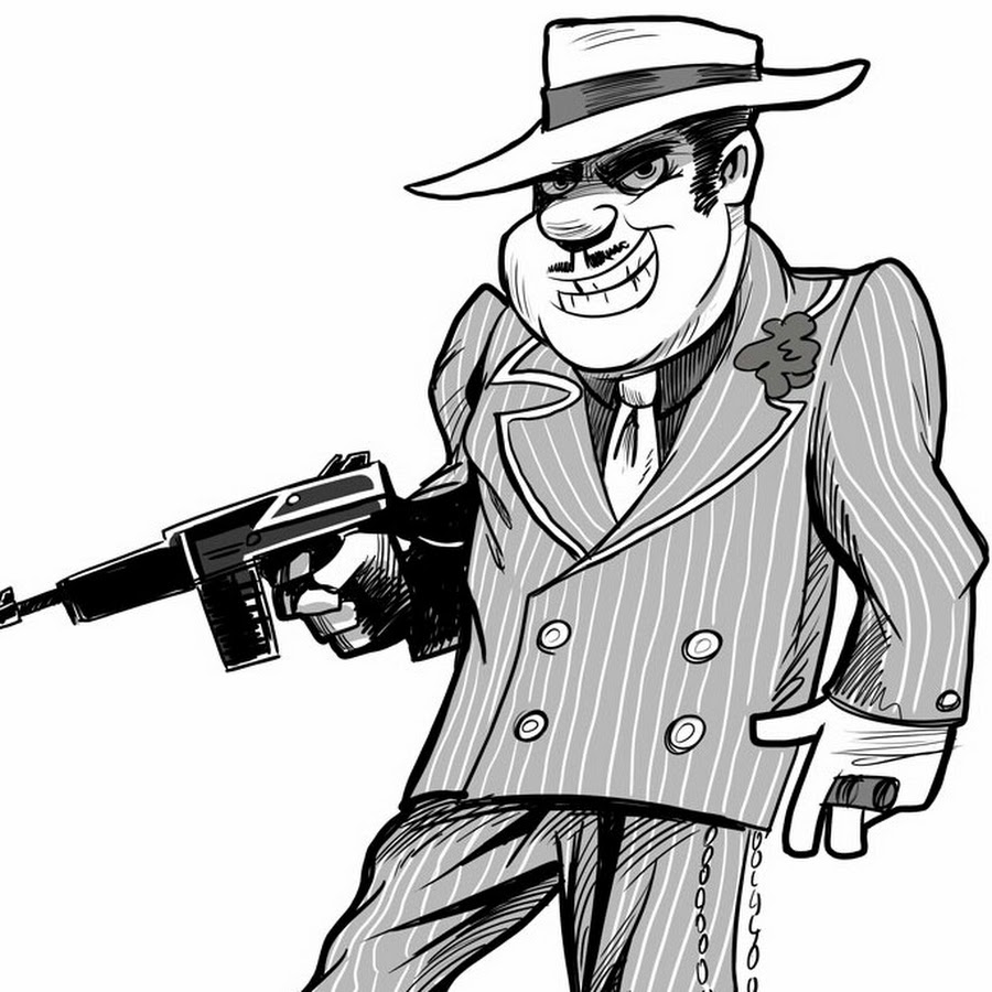 Как нарисовать бандитов
