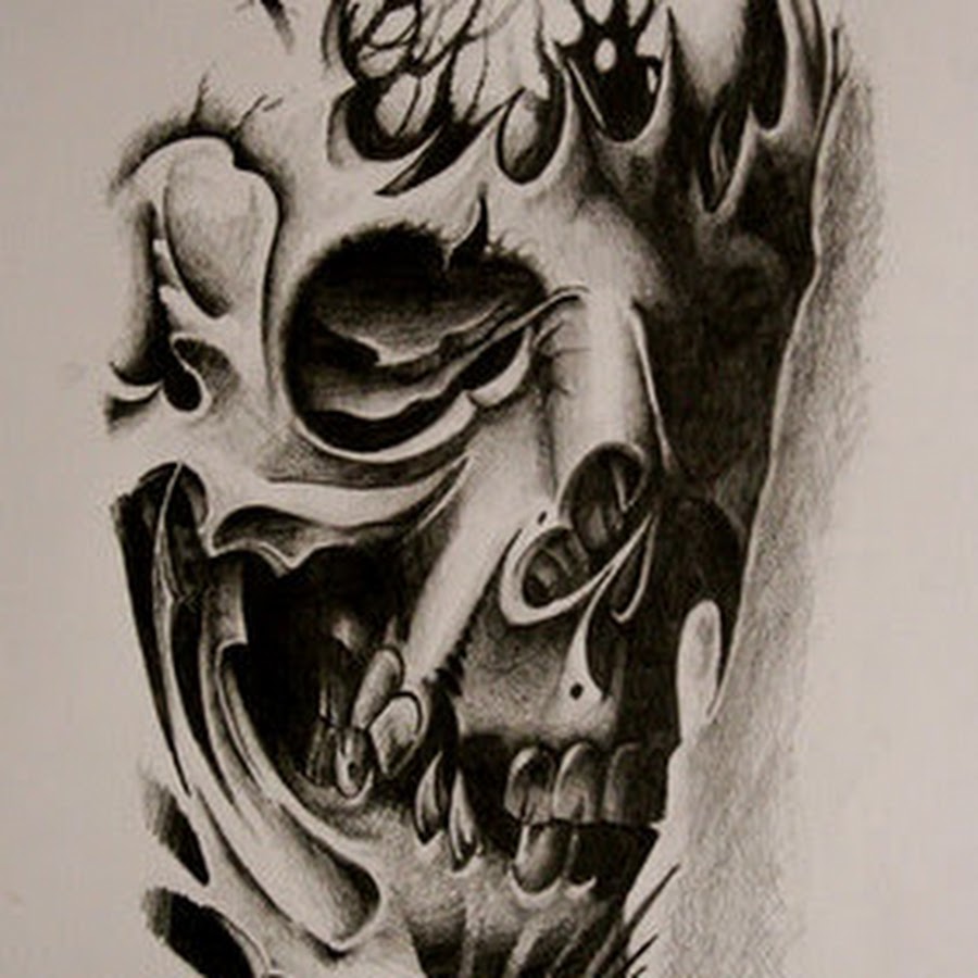 Готика тату эскизы рукав