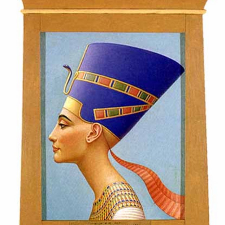 Царица нефертити рисунок