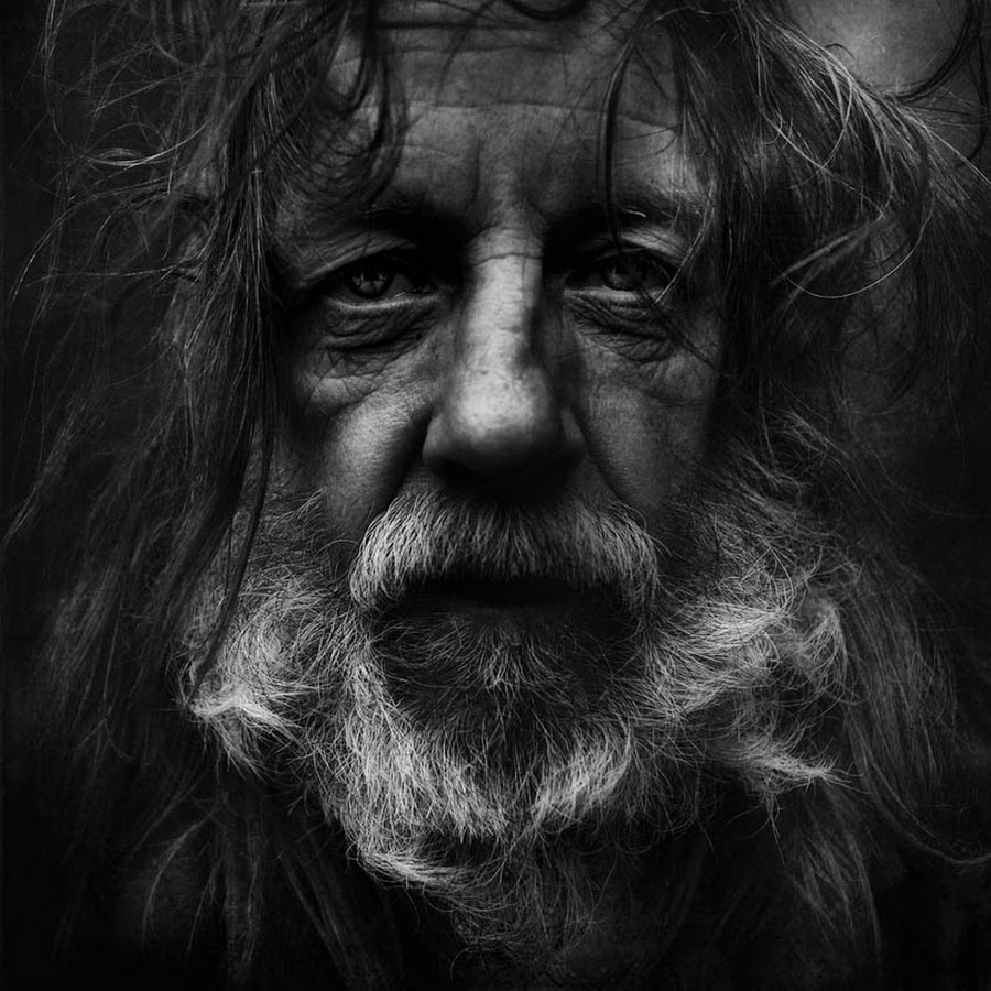 Чёрно-белые портреты людей