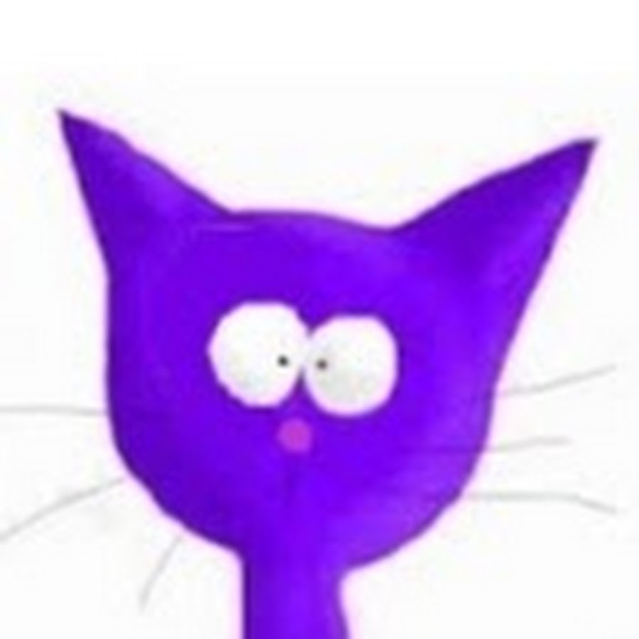 Фиолетовый кот видео