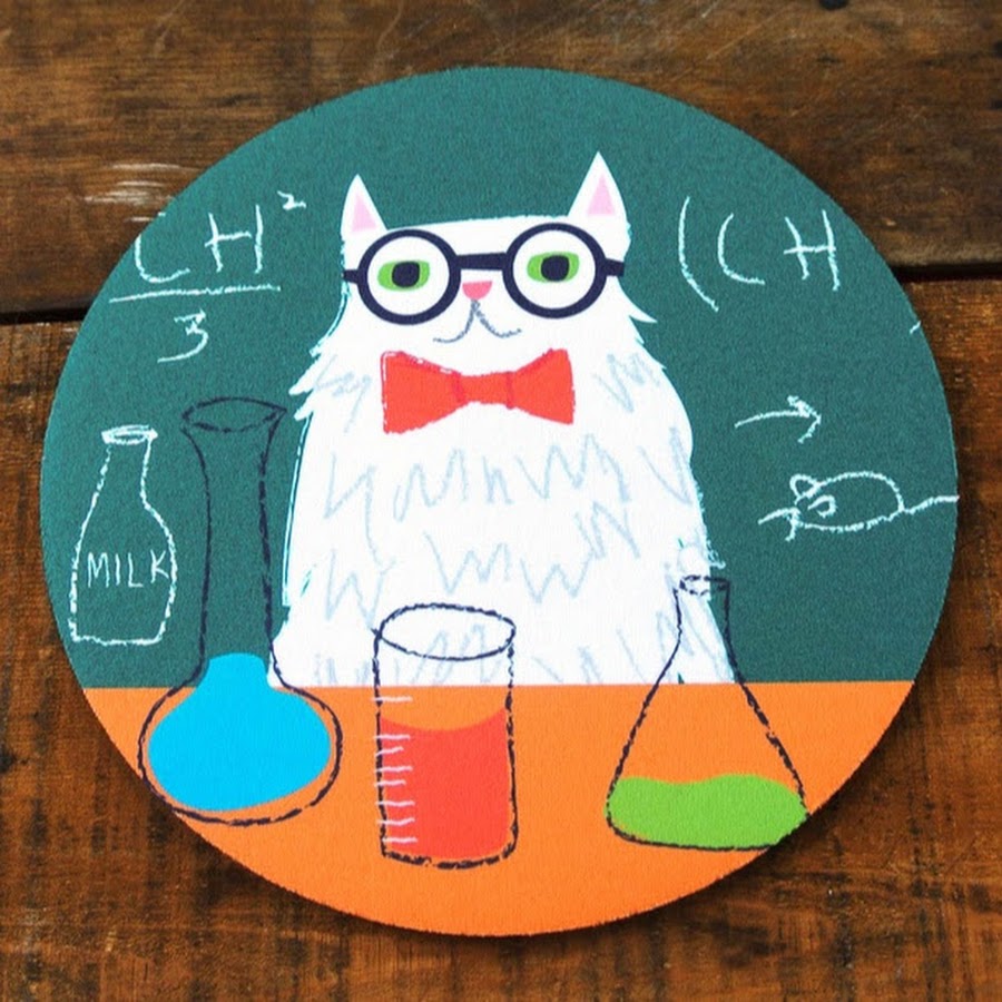 Кот химик рисунок